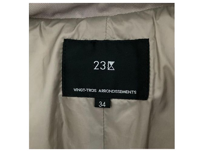 Autre Marque Chaqueta de plumón 23ku Beige - vista 4