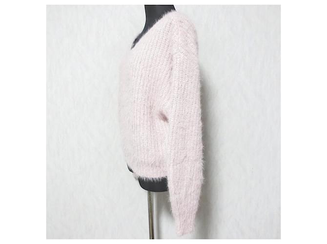Autre Marque Mystrada Strickpullover mit V-Ausschnitt Pink - Ansicht 3