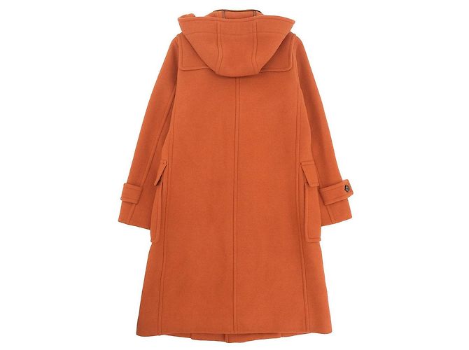 Autre Marque Casaco Duffle em lã Melton SANYOCOAT Laranja - vista 2