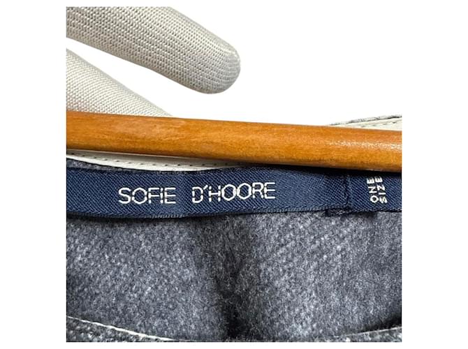Autre Marque Sofie D'Hoore Poncho Poncho Castaño Beige - vista 3