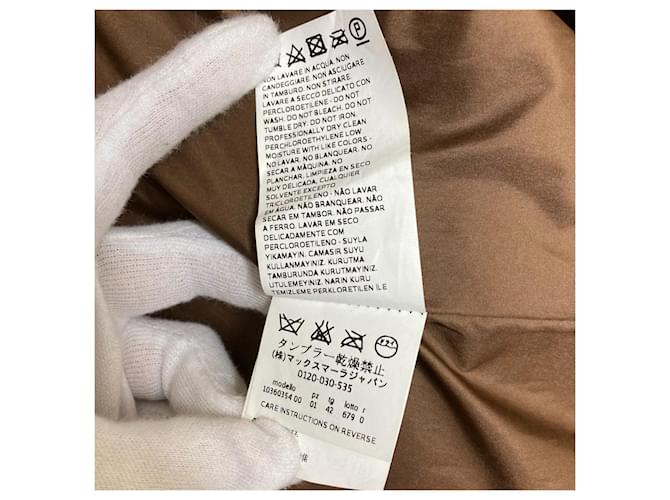 Abrigo largo Max Mara CITY Castaño - vista 15