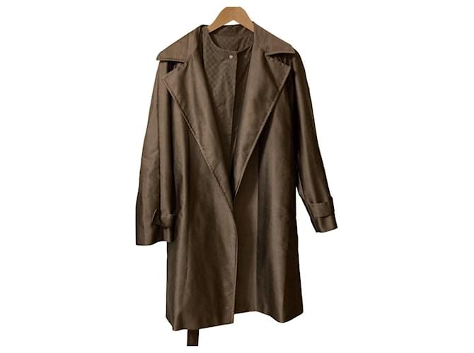 Abrigo largo Max Mara CITY Castaño - vista 3