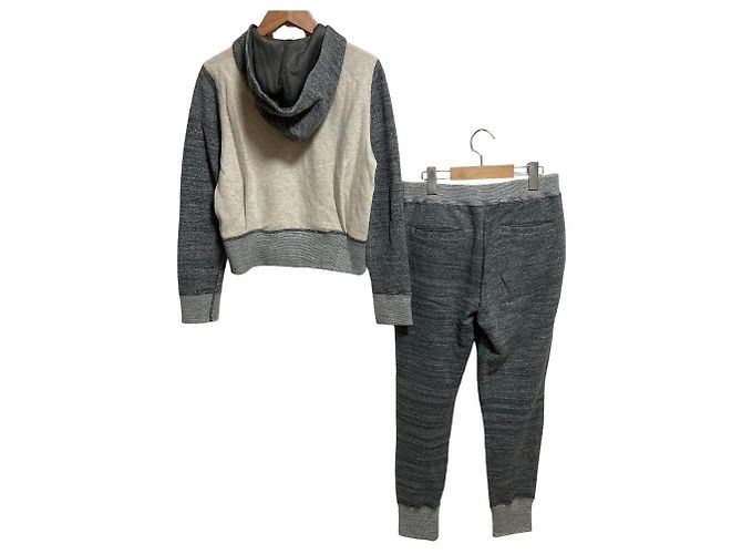 Autre Marque Conjunto Luftrobe Sweat Zip Hoodie Easy Pants Castaño - vista 2