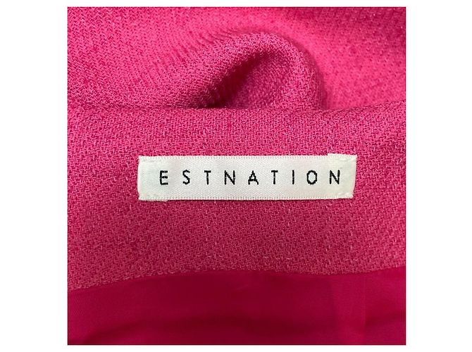 Autre Marque Falda de tweed ligero ESTNATION Rosa - vista 5
