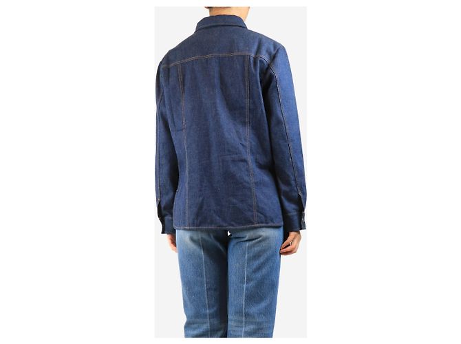 Gucci Camicia in denim blu - size UK 14 - vista 2