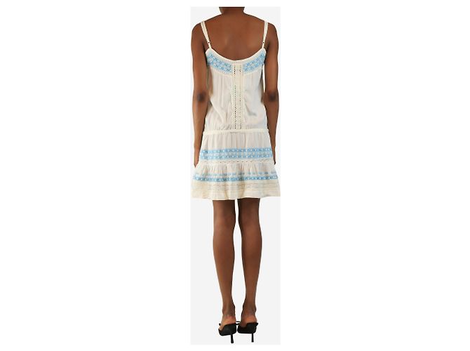 Melissa Odabash Vestido mini blanco sin mangas - size XS - vista 2