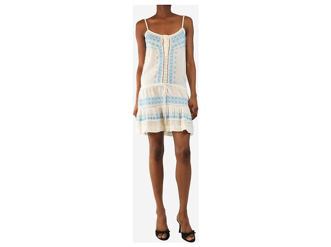 Melissa Odabash Vestido mini blanco sin mangas - size XS - vista 3