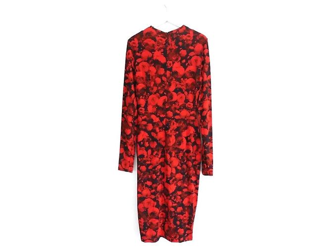 Vestido con estampado de rosas rojas de Givenchy - vista 5