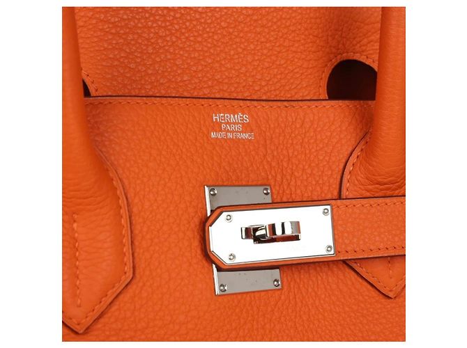Hermès Birkin JPG Clemence 42 Orange - Ansicht 3