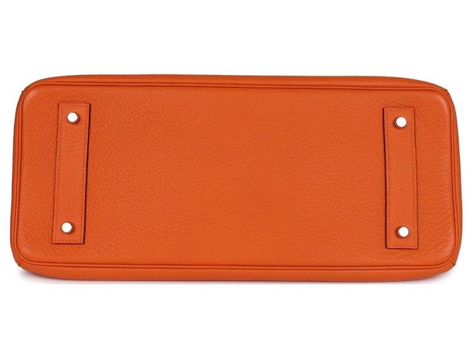 Hermès Birkin JPG Clemence 42 Orange - Ansicht 4