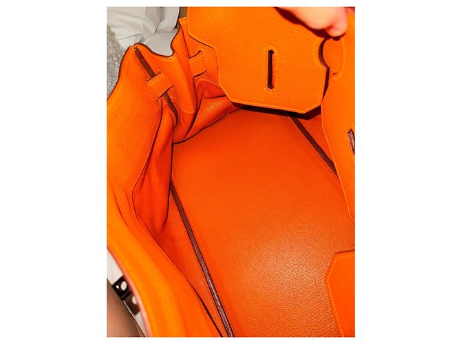 Hermès Birkin JPG Clemence 42 Orange - Ansicht 7