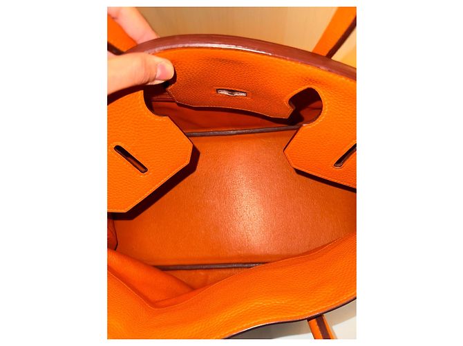 Hermès Birkin JPG Clemence 42 Orange - Ansicht 8