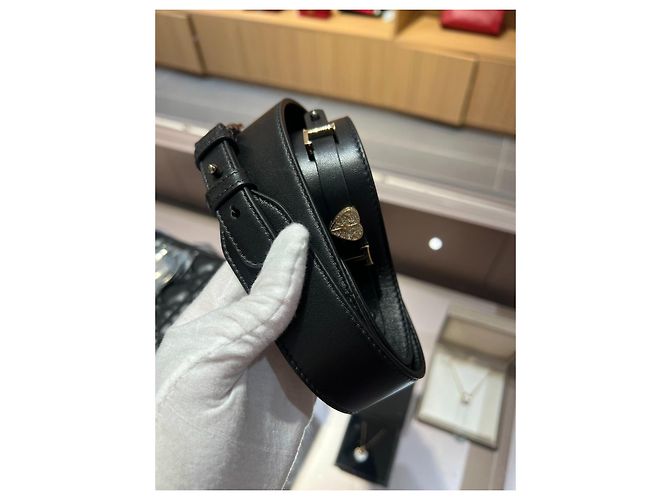 Borsa Lady Dior Dior in pelle di agnello nera Nero - vista 6
