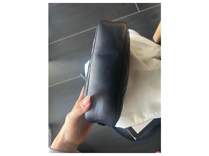 Borsa Gucci Marmont Camera Bag in pelle nera Nero - vista 17