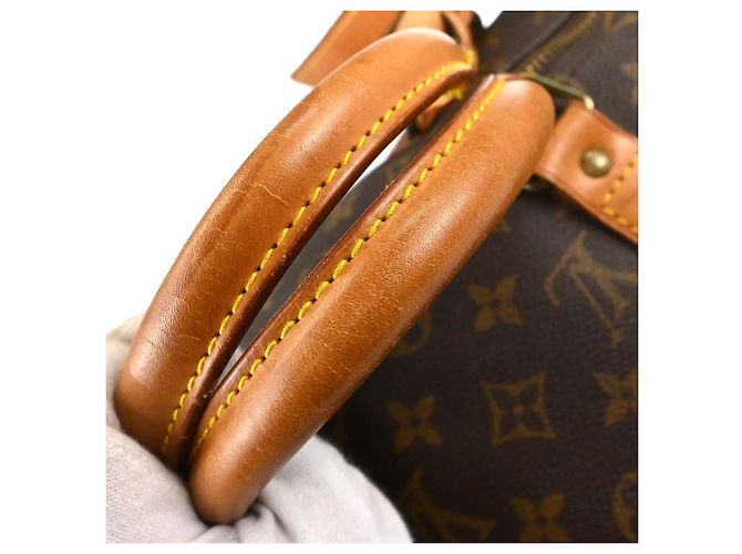Louis Vuitton Keepall Canvas 50 Marrone - vista 6