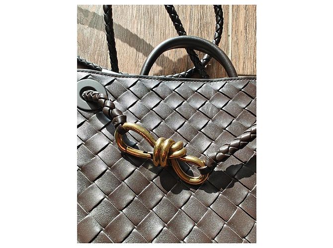 Bottega Veneta Andiamo Small Borsa Tote in Pelle - vista 2