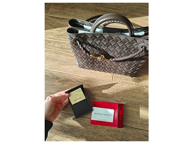 Bottega Veneta Andiamo Small Borsa Tote in Pelle - vista 4
