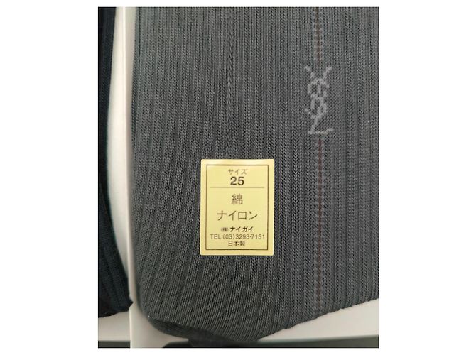 Yves Saint Laurent - Set 2 paia di calze Nero Grigio - vista 5
