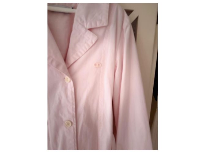 Christian Dior Trench in cotone rosa - vista 2