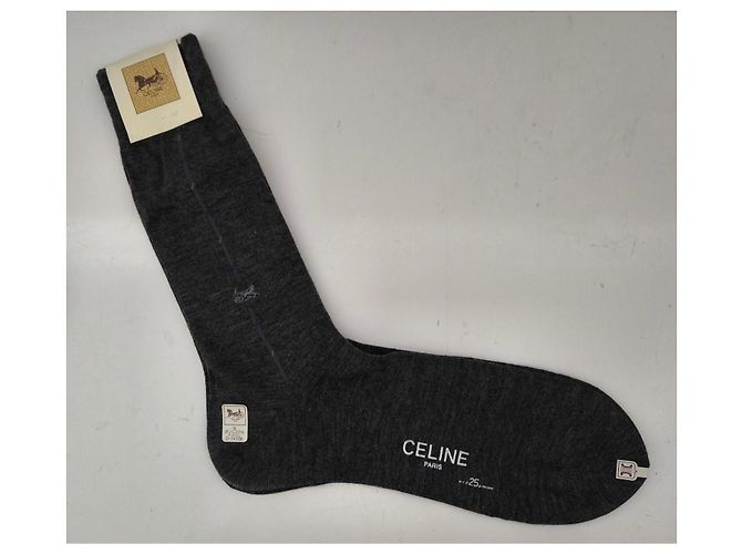 Céline Par de Calcetines Grises con Caja - vista 2