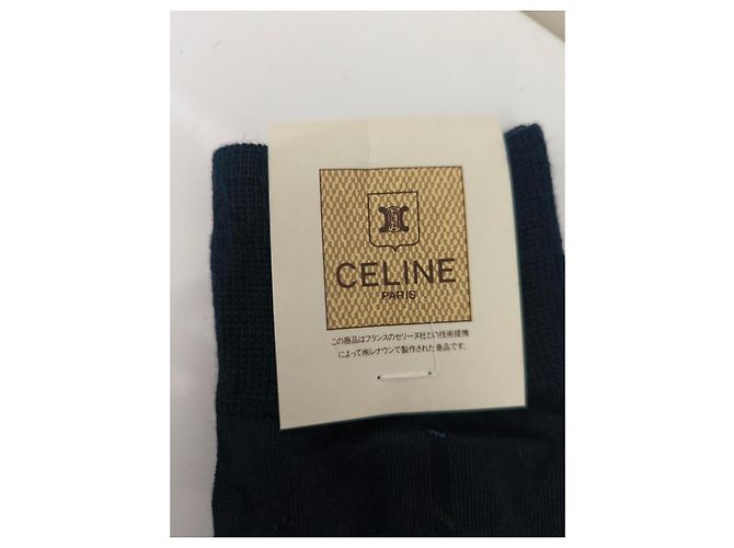 Céline Calcetines Azul Marino - vista 4