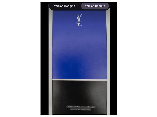 Calcetines Yves Saint Laurent azul marino - vista 11