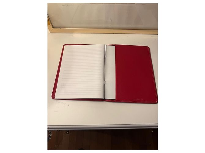 Manolo Blahnik Red Leather Notebook Dark red - view 5