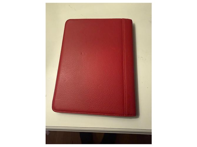 Manolo Blahnik Red Leather Notebook Dark red - view 9