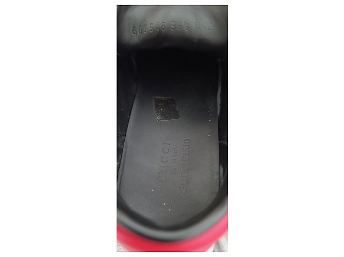 Gucci Ace Interlocking G Metallic Snakeskin – Taglia 36.5 – Full Set Rosso Turchese - vista 9