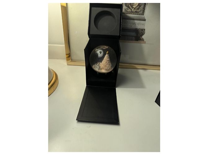 Chanel Christmas Snow Globe with Original Box Black White Beige - view 8