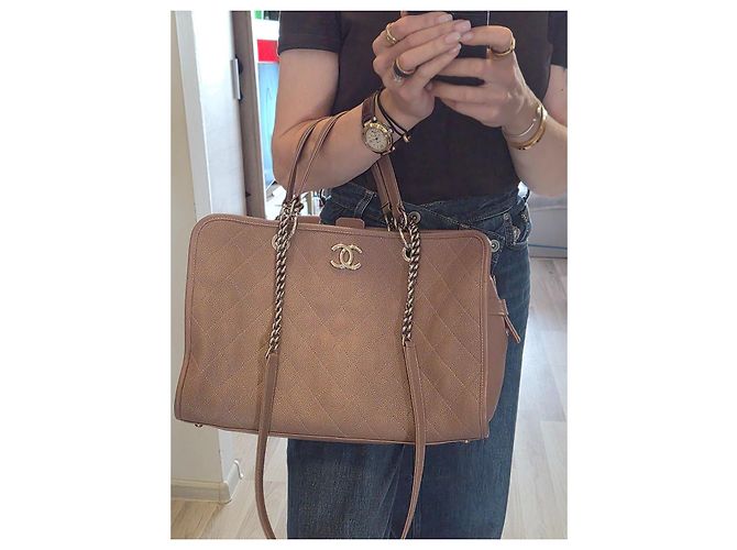Tote Chanel caviar Rosa - vista 5