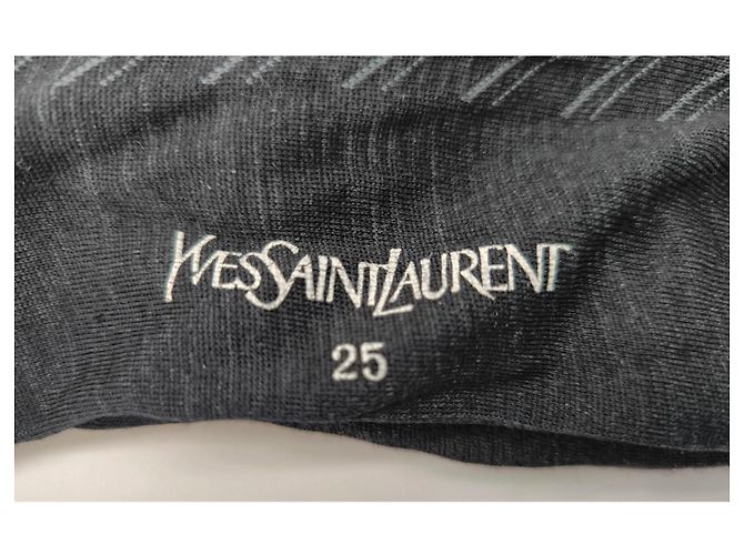 Yves Saint Laurent Gestreifte Socken Schwarz - Ansicht 2
