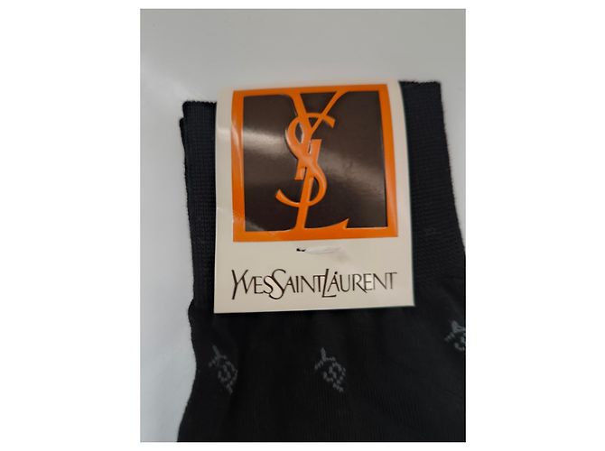 Yves Saint Laurent YSL Monogramm Socken Schwarz - Ansicht 6