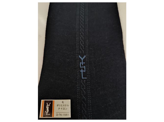 Calzini Yves Saint Laurent neri Blu navy - vista 3