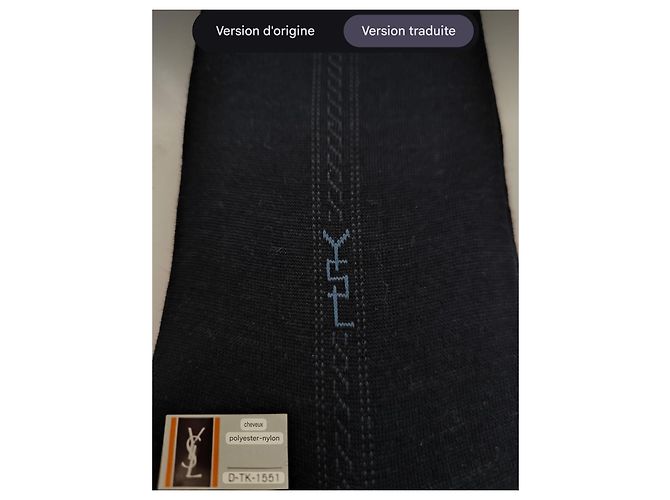 Calzini Yves Saint Laurent neri Blu navy - vista 4