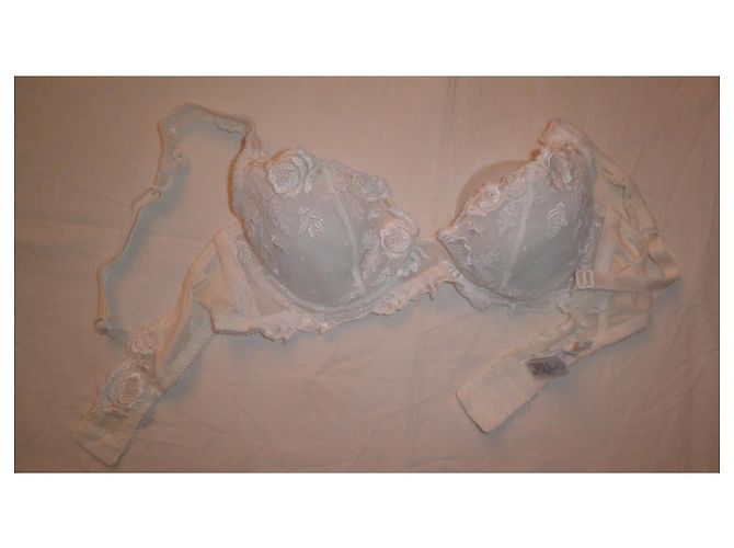 Lote de 5 sujetadores La Perla en encaje y seda Negro Rosa Blanco Multicolor - vista 3