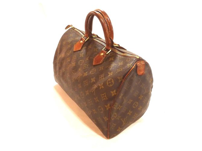 Louis Vuitton Speedy 35 Monogram Handtasche Braun - Ansicht 11