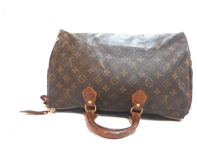 Louis Vuitton Speedy 35 Monogram Handtasche Braun - Ansicht 14
