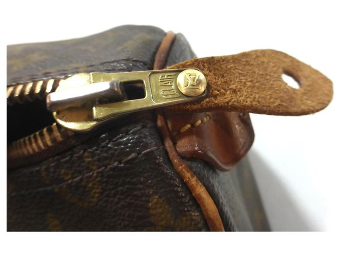 Louis Vuitton Speedy 35 Monogram Handtasche Braun - Ansicht 15