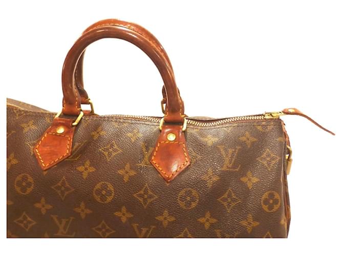 Louis Vuitton Speedy 35 Monogram Handtasche Braun - Ansicht 3