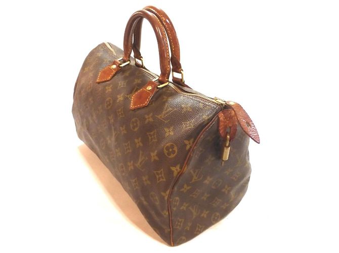 Louis Vuitton Speedy 35 Monogram Handtasche Braun - Ansicht 7
