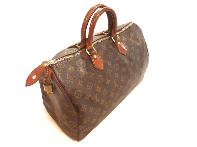 Louis Vuitton Speedy 35 Monogram Handtasche Braun - Ansicht 8