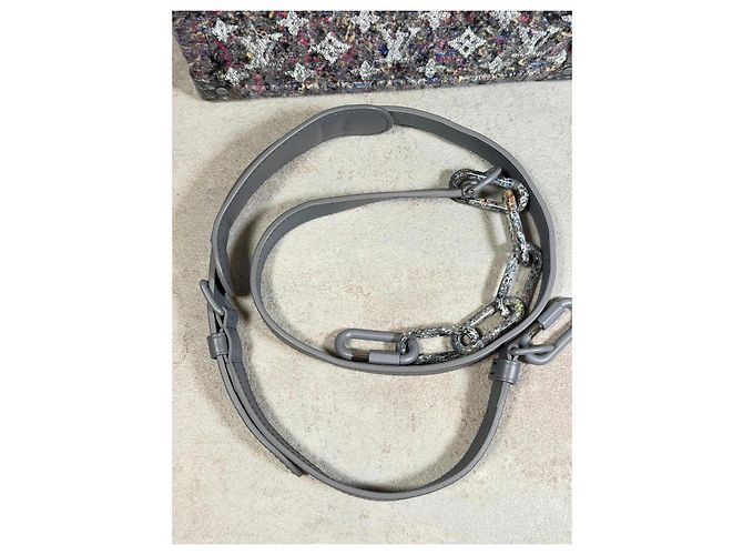 Louis Vuitton Soft Trunk Upcycling Monogram Tweed FW21 Multicolore Grigio - vista 13