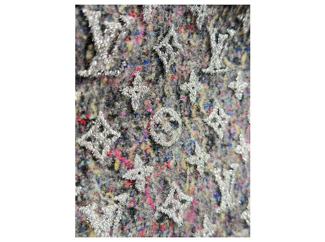Louis Vuitton Soft Trunk Upcycling Monogram Tweed FW21 Multicolore Grigio - vista 8