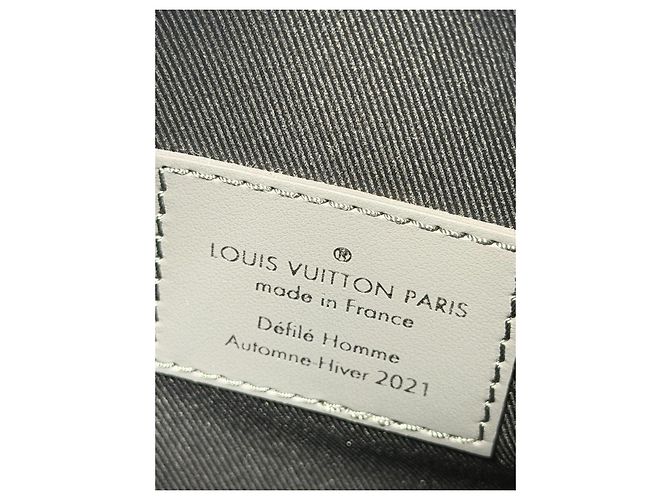Louis Vuitton Soft Trunk Upcycling Monogram Tweed FW21 Multicolore Grigio - vista 9