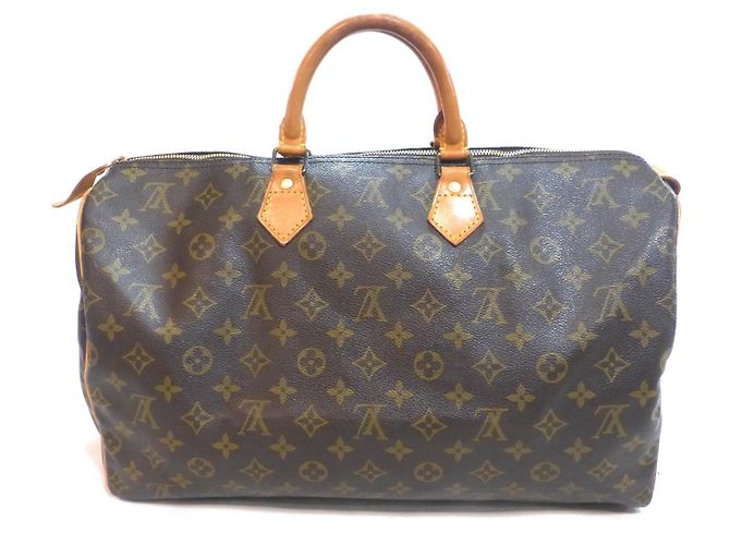 Louis Vuitton Speedy 40 Monogram Marrone Monogramma - vista 11
