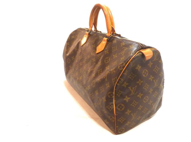 Louis Vuitton Speedy 40 Monogram Marrone Monogramma - vista 12