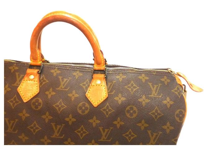 Louis Vuitton Speedy 40 Monogram Marrone Monogramma - vista 3