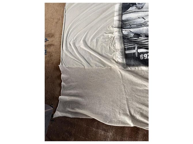 Sciarpa Rundholz in cotone e cashmere stampa auto Nero Bianco Beige - vista 5