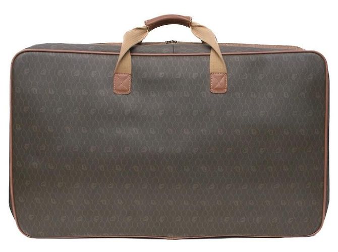 Christian Dior Borsone Monogram in PVC Marrone - vista 2